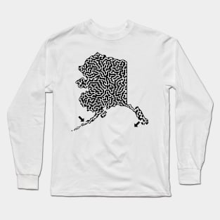 State of Alaska Maze Long Sleeve T-Shirt